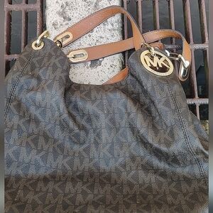 Michael Kors Fulton Large Logo Shoulder Bag